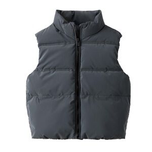 Zara Gray Puffer Vest